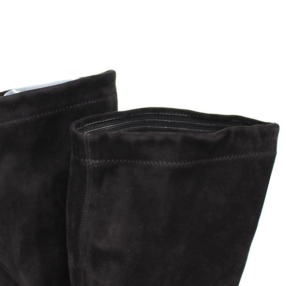 Tamara Mellon Go West Black Suede Over The Knee 35 Pointed Boots 36 NEW Bootie - Picture 4 of 8